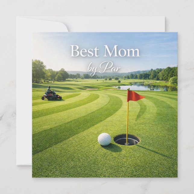 Carte de fête des mères Golf pour maman  (Devant)