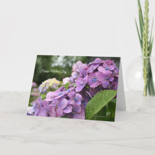 Carte de fête des mères Hydrangea