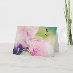 Carte de fête des mères Iris Douce et Belle