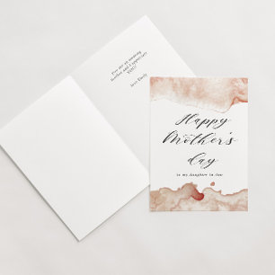 carte de fête des mères joyeuse éclaboussure d'aqu