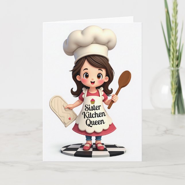 Carte de fête des mères Joyeux Chef (Devant)