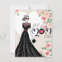 Carte de fête des mères Meilleure maman qui soit