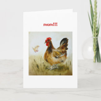 Carte de fête des mères mignonne et drôle