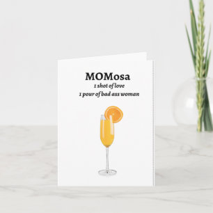 Carte de fête des mères Momosa, Jeux de mots sur l
