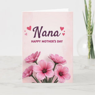 Carte de fête des mères Plum Nana Floral