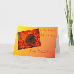 Carte de fête des mères pour belle-soeur