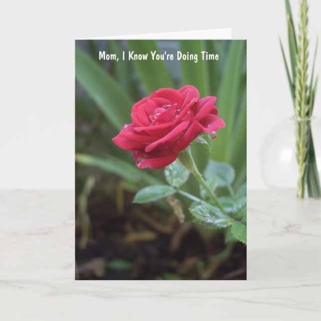 Carte de fête des mères pour détenu chrétien (Devant)