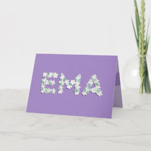 Carte de fête des mères pour Ema