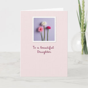 Carte de fête des mères pour fille pastel
