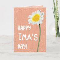Carte de fête des mères pour Ima