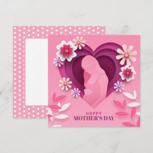 Carte de fête des mères pour les futures mères