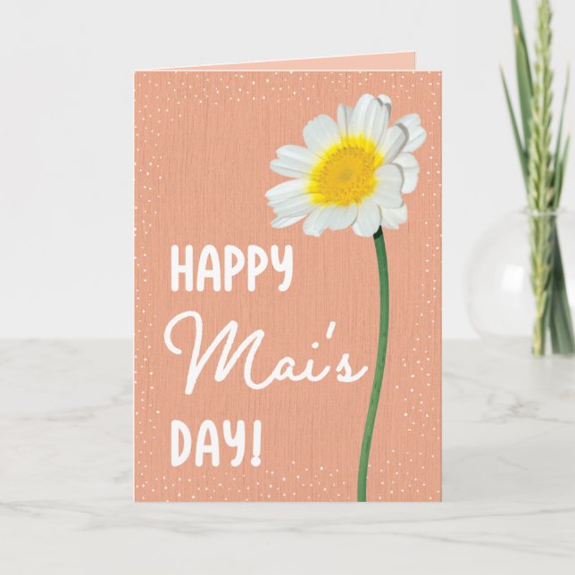 Carte de fête des mères pour Mai (Devant)