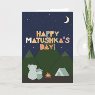 Carte de fête des mères pour Matushka