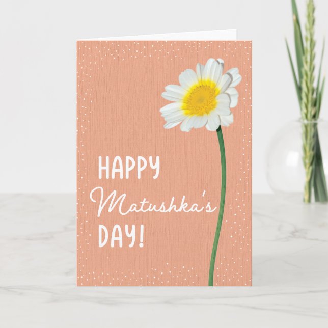 Carte de fête des mères pour Matushka (Devant)