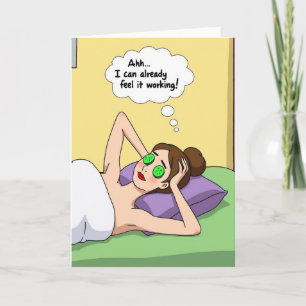 Carte de fête des mères pour un spa relaxant