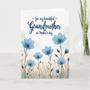 Carte de fête des mères pour une grand-mère adorab