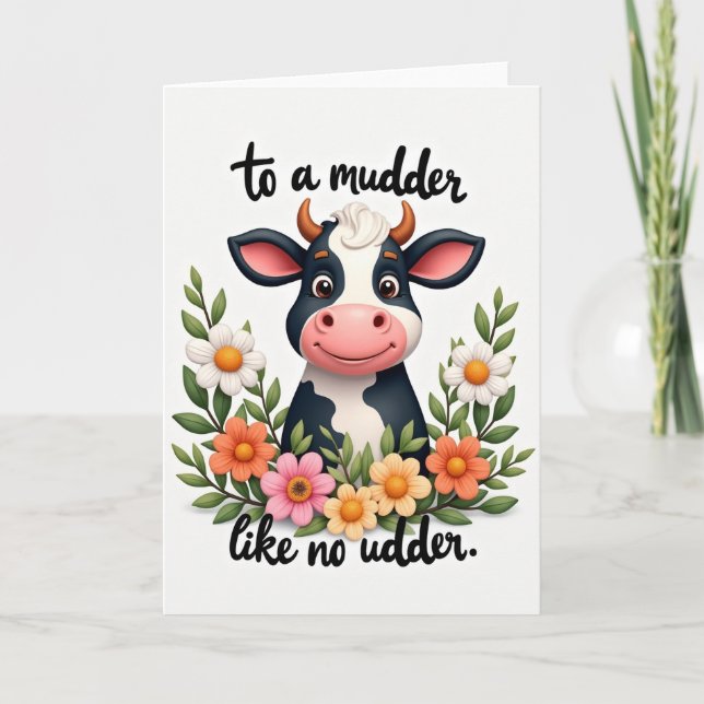 Carte de fête des mères pour une maman douce (Devant)