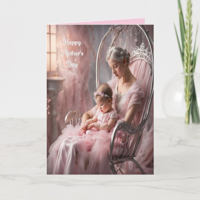 Carte de fête des mères pour une première fille (Devant)