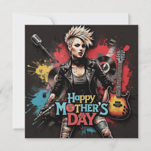 Carte de Fête des Mères Punk Perle à mijoter