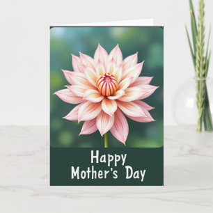 Carte de fête des mères radieuse d'amour