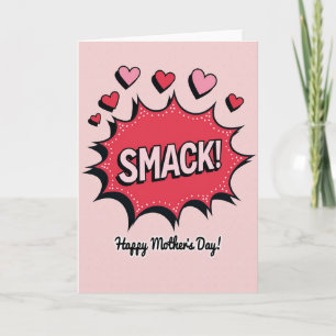 Carte de fête des mères smack happy