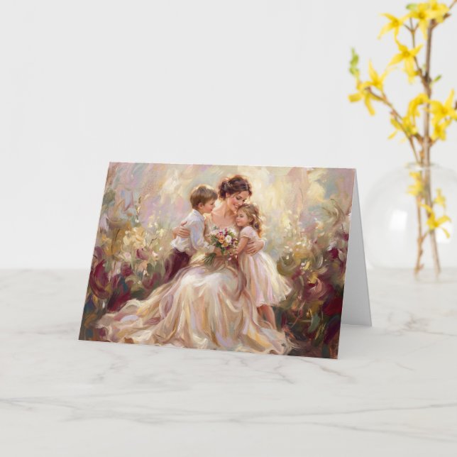 Carte de fête des mères Steady Hands (Fleur jaune)