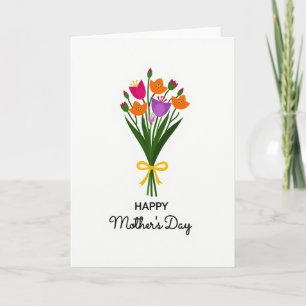 Carte de fête des mères Sunshine Floral