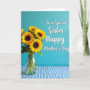 Carte de fête des mères Sweet Golden Bloom