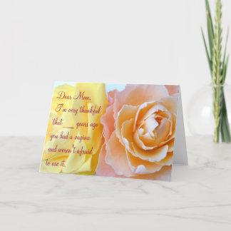 Carte de fête des mères - Vagin