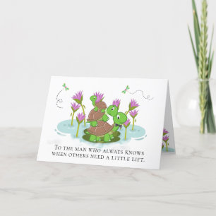Carte de Fête des pères 5 po x 7 po pour levage de