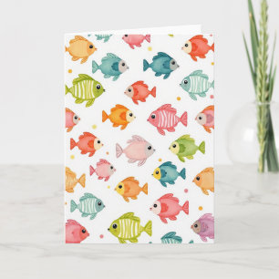 Carte de fête des pères à motif aquarelle