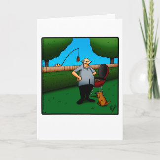 Carte de Fête des pères amusante "Humour barbecue"
