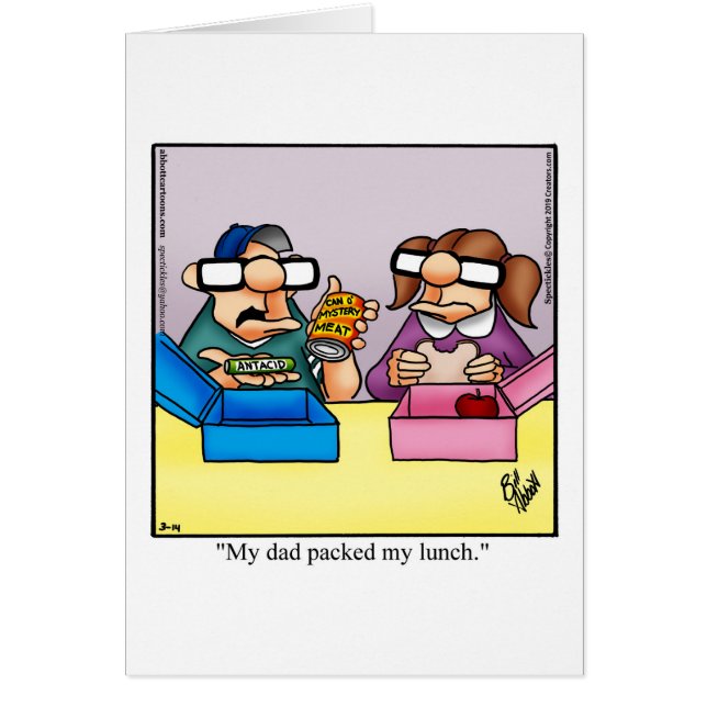 Carte de fête des pères amusante "Spectickles" (Devant)