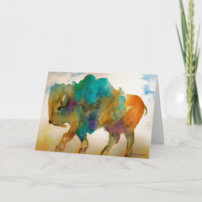 Carte de Fête des pères Buffalo (Devant)