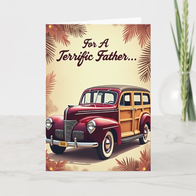 Carte de fête des pères classique de Woody (Devant)
