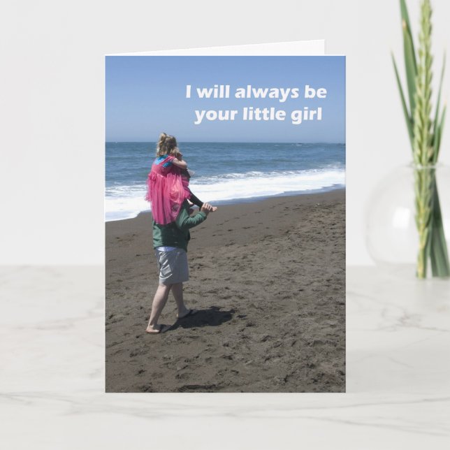 Carte de fête des pères de fille (Devant)