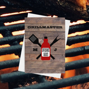 Carte de Fête des pères de sauce géniale