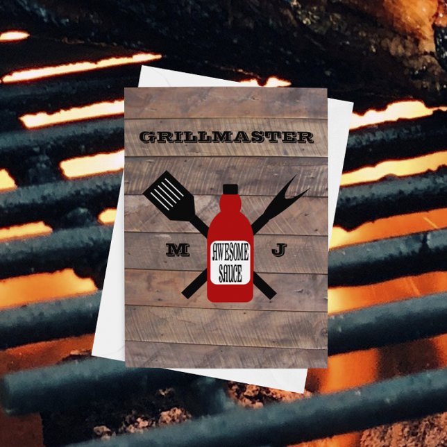 Carte de Fête des pères de sauce géniale (Créateur téléchargé)