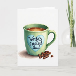 Carte de fête des pères douce sage mug