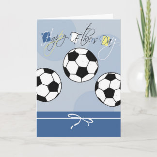 Carte de fête des pères du football