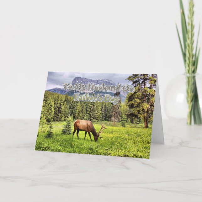 Carte de Fête des pères du mari (Devant)