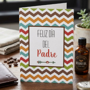 Carte de Fête des Pères en espagnol Feliz Dia Del
