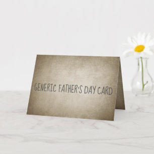 Carte de Fête des pères Générique Funny