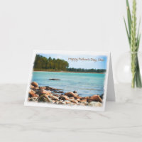 Carte de Fête des pères joyeuse de Lake Shore