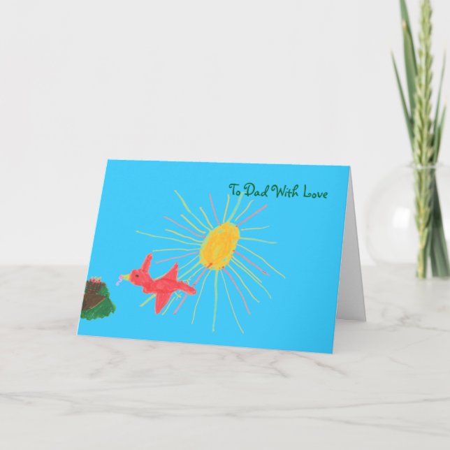 Carte de fête des pères Karate Kat Graphics (Devant)