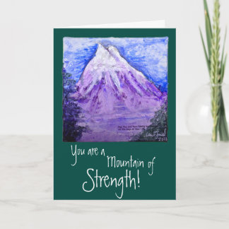 Carte de Fête des pères Mountain of Strength