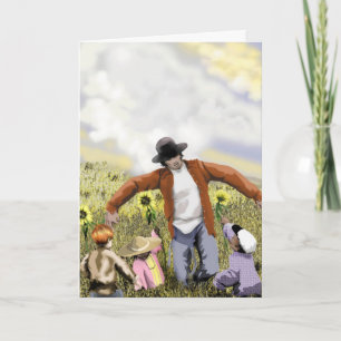 Carte de Fête des pères Pa-Crow