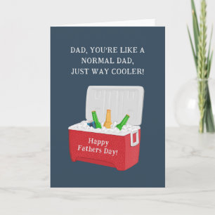 Carte de Fête des pères papa cool