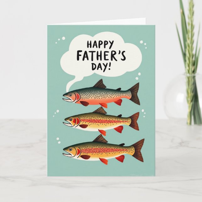 Carte de Fête des Pères Poisson (Devant)