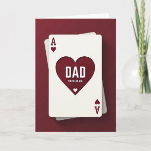 Carte de fête des pères pour papa super